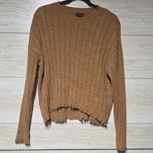 Rue 21 Tan Ribbed Sweater